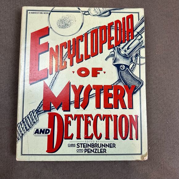 Encyclopedia of Mystery & Detection Paperback by Chris Steinbrunner Otto Penzler - Picture 1 of 11
